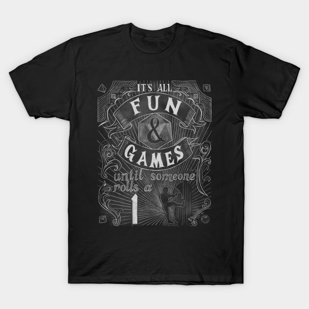 Fun and Games T-Shirt by BrandiYorkArt